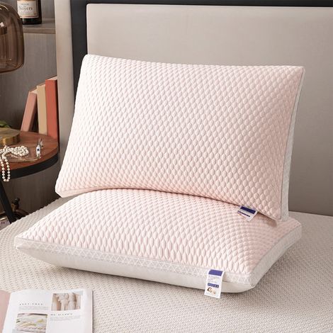 Oreiller En Plume De Velours - 48x74 cm - Pour Dormeurs Sur Le Dos Côté Et Ventre - 1 Pièce (1/5)