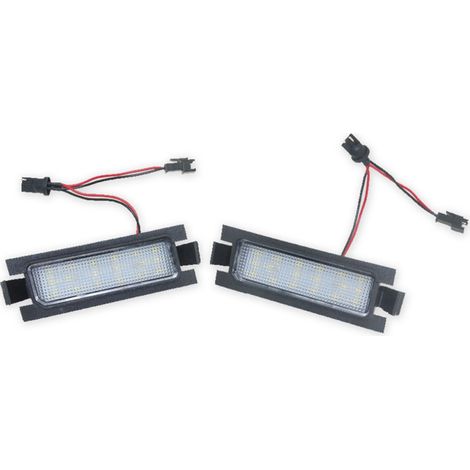 Un par de luces de matrícula de alta calidad para Hyundai i30 de 5 puertas, Touring, Kia Pro, Accent y Elantra (modelos: 925011H500, 925021H500). (1/3)