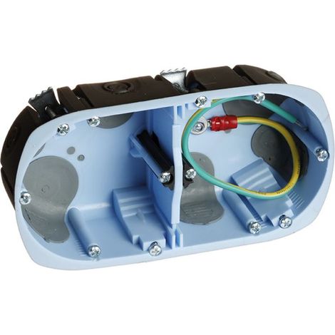 Boite d'encastrement faradisée - 2 postes - Ø 67mm - Prof.50mm - XL Air'Métic - 52084 - EurOhm (1/5)
