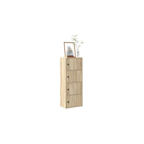 Bibliothèque chêne sonoma 40x24x102 bois d'ingénierie (1/5)