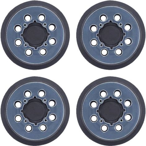 4 patins ponçage 125mm 8 trous - Compatible DeWalt DWE6423/DW420 - Remplacement direct - RSP54 équivalent