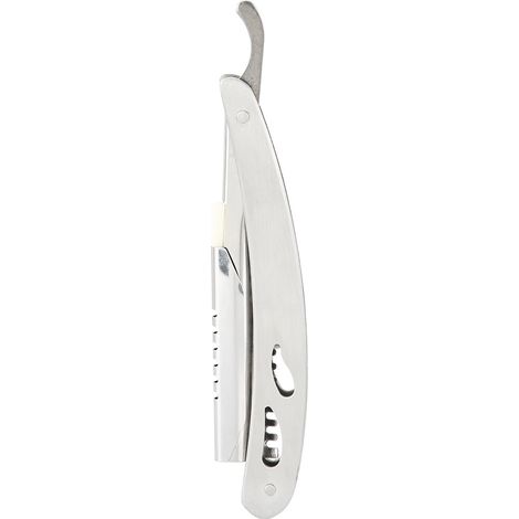 Rasoir à barbe pliable en acier inoxydable pour homme et femme – outil de coiffure professionnel pour coupe de cheveux et rasage (1/5)