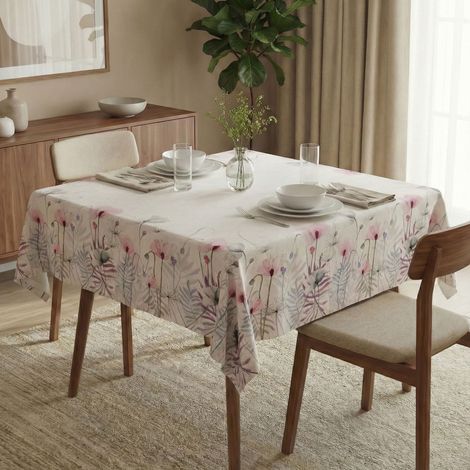 Mantel Panaga, Lavable a 30°, Cuadrado, 150x150 cm Multicolor (1/3)