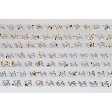 1PZ TENDA IN PVC QUADRIFOGLIO cm. 100x220 col. Oro (1/2)