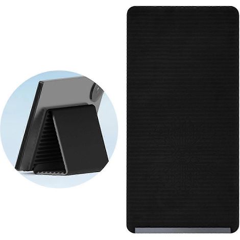Support de téléphone portable en silicone multi-angles, flexible et réglable, pliable, pour regarder des vidéos (noir) (1/5)