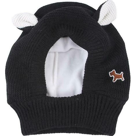 Joli bonnet de Noël chaud pour chien avec oreilles