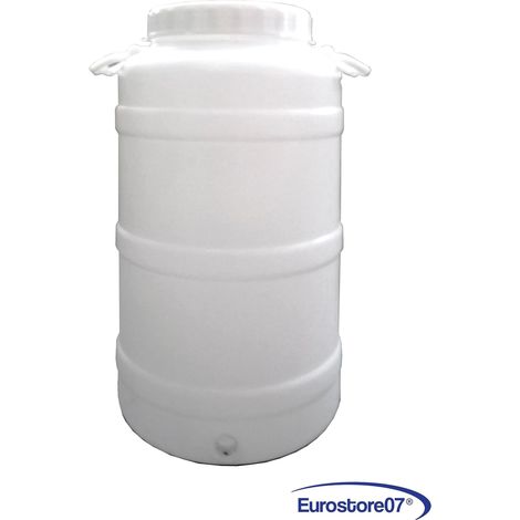 Fusto a bocca larghissima per alimenti per rubinetto  - lt.30 - bocca ø cm.25 - (1/4)