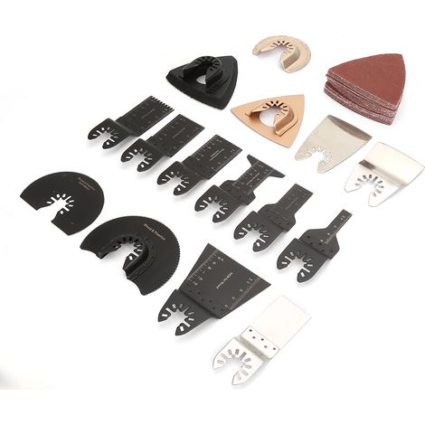 40 pièces lames de scie oscillantes pour outil multifonction, accessoires de rechange universels (1/5)