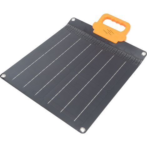 20-W-18-V-Solarpanel, wasserdicht und faltbar, hocheffizientes monokristallines Solarpanel mit Griff für den Außenbereich, Schwarz (1/5)