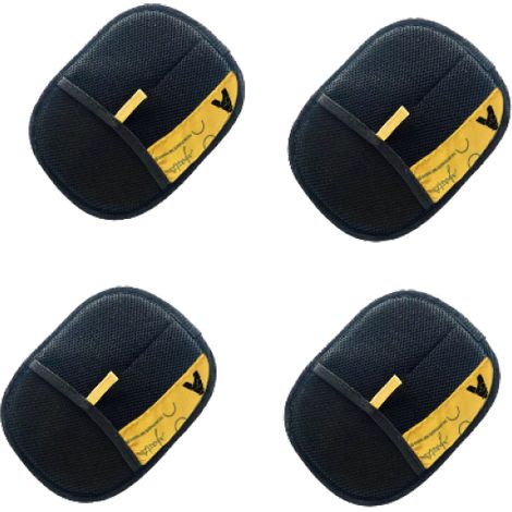 Juego de 4 piezas para eliminar el pelo de gato, absorbente de pelo de gato y cepillo quitapelusas doméstico (amarillo y negro).