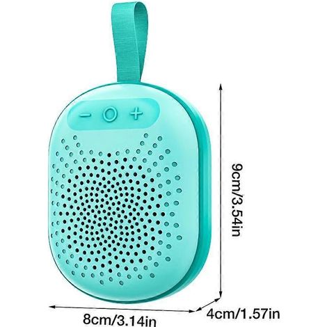 Mini enceinte sans fil TPX4 étanche à réduction de bruit pour la douche (1/5)