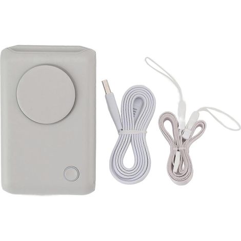Mini-Akku-Nackenventilator, 3 leise Geschwindigkeitsstufen, tragbarer Nackenclip, ideal zum Wandern, Radfahren, Campen und für Outdoor-Aktivitäten (1/5)