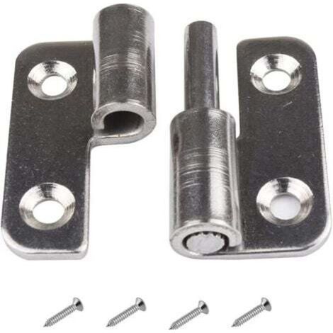 charnières amovibles Charnières de porte amovibles Fabriquées en acier inoxydable 304 Pour droitiers (1/4)