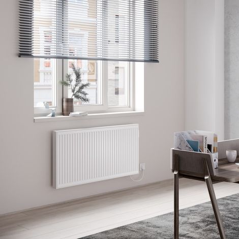 Kermi x-therm +e Elektroheizkörper, Profil 600x800 mm, 1000 Watt, Regler rechts, mit Stecker, F1E21060080164K (1/4)
