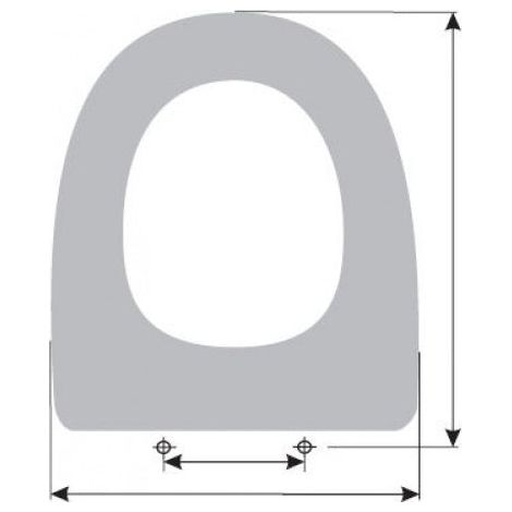 ETOOS 02293108 ITACA Tapa WC Noken Blanco - ref: 02293108