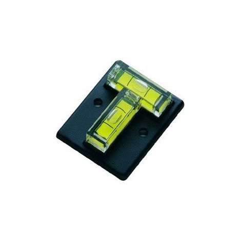 Metrica - Mini niveau à T pour plan noir 48X40 mm - 34551