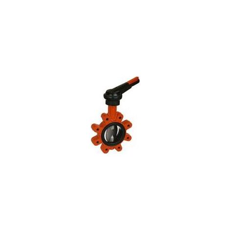 KSB Absperrklappe BOAX-SF, Gewindeflansch Handhebel, PN 10/16 DN 50 (1/2)