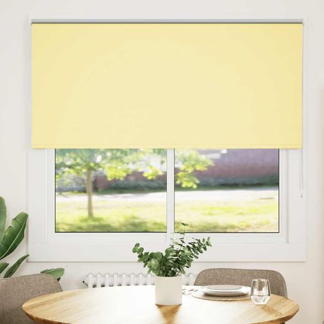 Maison Exclusive - Estor Enrollable Opaco Amarillo 165x130 cm Tel