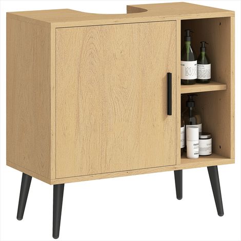 Meuble de salle de bain Meuble sous vasque en chêne (1/5)