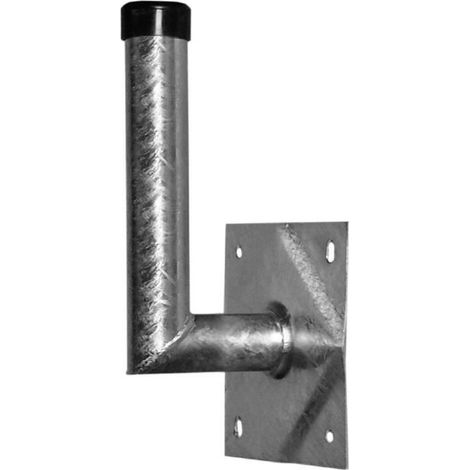 Support mural SAT acier A.S. SAT 24010 Distance au mur: 10 cm Adapté pour taille de parabole: Ø jusqu'à 100 cm argent