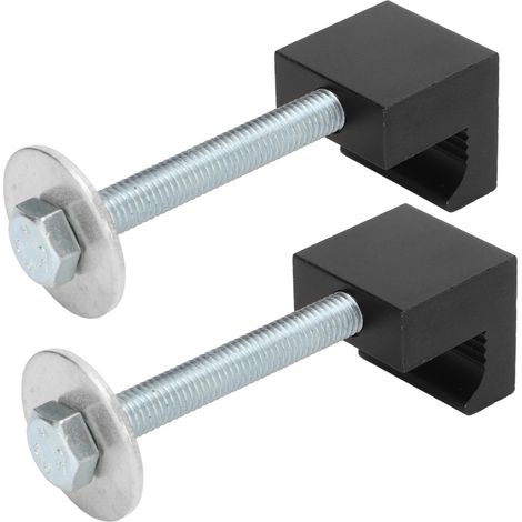 Crochets Universels en Alliage d'Aluminium Robustes pour Coffre de Camionnette, Fixation de Caisse, Crochet en J Double, Attache Solide pour Pickup (1/5)