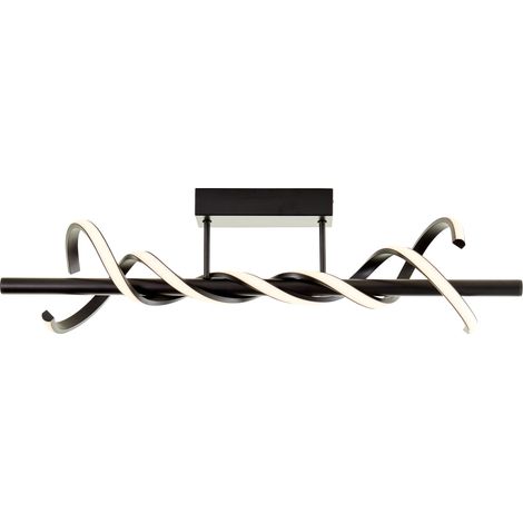 Brilliant Amalie LED Deckenleuchte 80cm schwarz, Metall/Kunststoff, 1x LED integriert, 16 W , (Lichtstrom: 2100lm, Lichtfarbe: 3000K) (1/5)