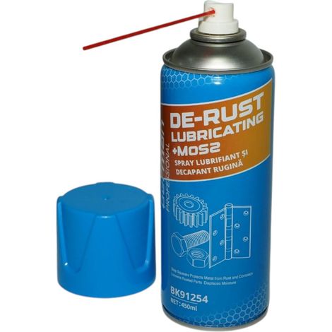Spray decappante ruggine e lubrificante con disolfuro di molibdeno (MoS₂) 450 ml Breckner Germany (1/5)