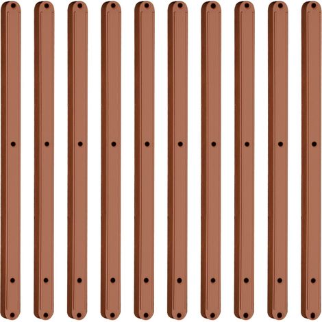 Schubladenschienen aus Kunststoff für Möbel (braun, 298 mm) (1/5)