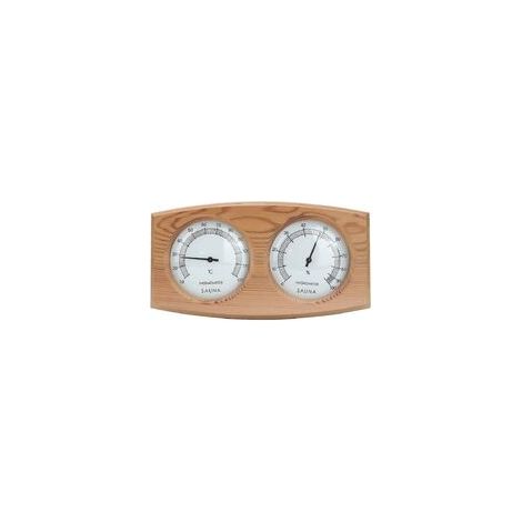 Termometro per sauna 2 in 1, termoigrometro in legno, termoigrometro, accessori per sauna a vapore - Crezuo