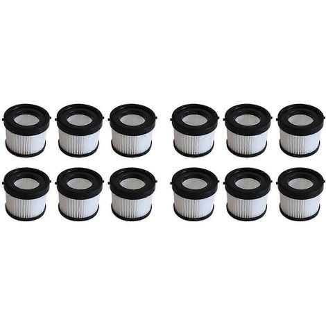 Lot de 12 filtres HEPA lavables pour aspirateur DEWALT DCV501LN/DCV501HB - Pièces de rechange pour nettoyage domestique - Nouveauté 2026 (1/5)