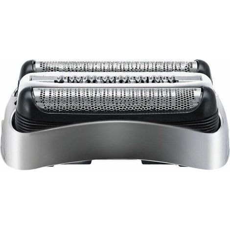 LaBlanc - Grille et lames de rechange pour aspirateurs Braun Série 3 : 300S, 301S, 310S, 320S, 330S, 340S, 360S, 380S et 3000S, couleur argent. (1/4)