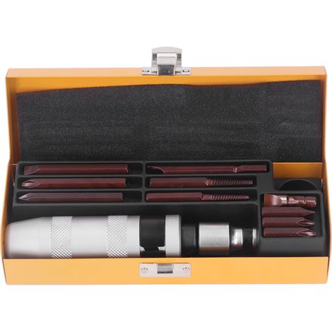 12Pcs Lot Embouts de Tournevis à Choc en Acier, Jeu de Têtes de Tournevis de Rechange pour Perceuse Visseuse (1/5)