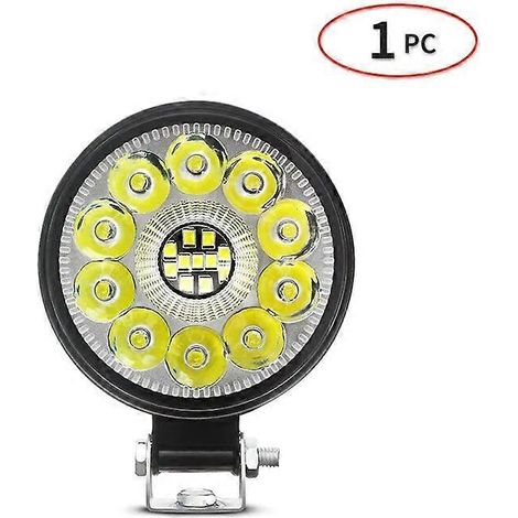 Barre de feux auxiliaires mini LED, projecteur de travail LED pour Jeep, camion, voiture, SUV, VTT, phares LED Barra 42W 48W 4x4 tout-terrain 12V Type 1 (1/5)