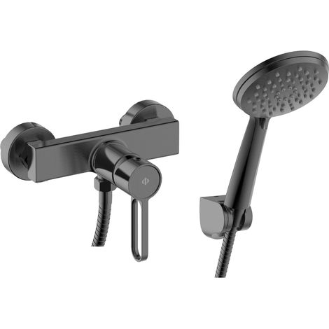 Grifo de ducha con mezclador monomando Dior titanio GME (1/2)