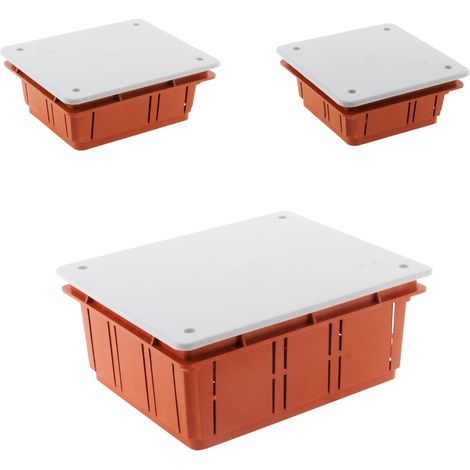 Set de 3 boîtes de dérivation à encastrer - Zenitech