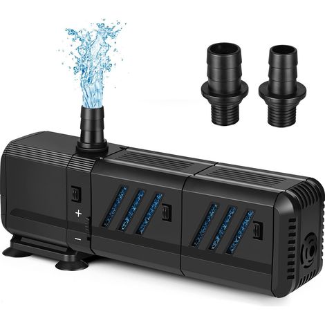 Pompa sommergibile per acquario, 1500 l/h, 15 W, per fontane, acquari e laghetti. - AquaForge (1/5)