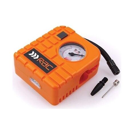 HEAVY DUTY RAC 12V MINI AIR COMPRESSOR CAR VAN BIKE TYRE INFLATOR PUMP INFLATER