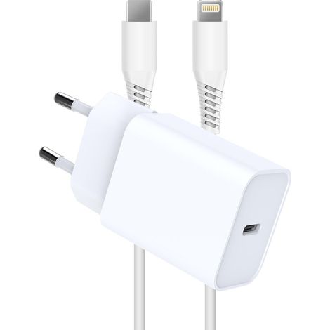 KIT ADAPTADOR TIPO C + CABLE C/LIGHTNING (1/4)
