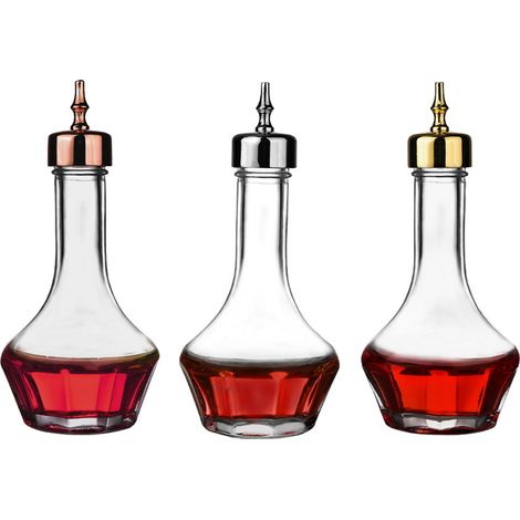 Bottle À Bitters - Bouchon Dasher En Acier Inoxydable - Pour Bar Maison Et Professionnel - 250 ml - 1 Pièce (1/5)
