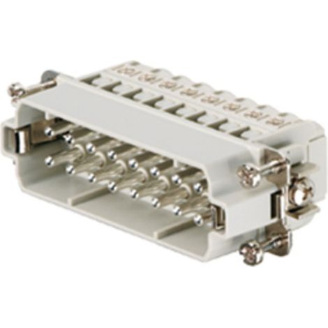Weidmüller 1650770000 Stifteinsatz RockStar® HDC HA 16 + PE Schrauben 1 St.