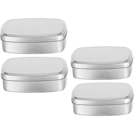 Pieces Aluminum Soap Bar Boxes with Lids Sturdy and Compact