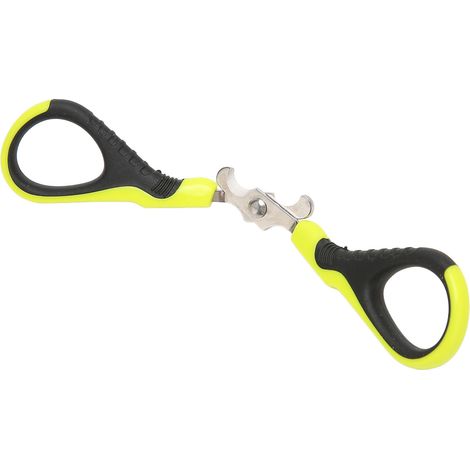 Coupe-griffes pour animaux de compagnie en acier inoxydable, design ergonomique et épuré, coupe en demi-lune, pour chiens et chats (1/5)