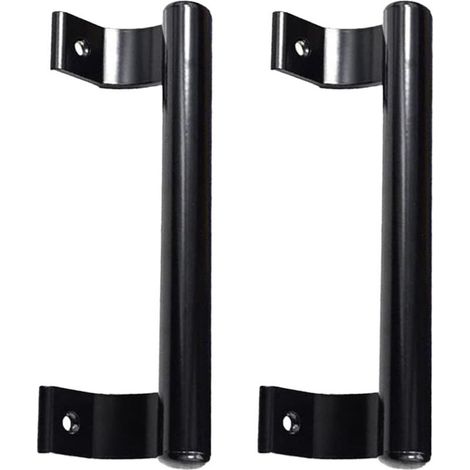 2 pièces 205mm alliage d'aluminium poignée de porte coulissante balcon poignée de porte en verre armoire de salle de bain poignée de porte entrepôt poignée de porte poignée en métal moder (1/5)