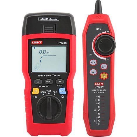 Kabeltester unit ohne Farbe beleuchtetes LCD Display