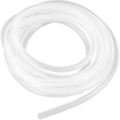 Tube en silicone, longueur 1,5 m, diamètre intérieur 5 mm x diamètre extérieur 8 mm, tuyau en silicone flexible, tuyau d'eau transparent pour transfert de pompe (1/5)