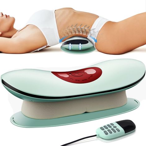 Appareil de massage lombaire électrique, appareil de traction lombaire  appareil de massage du dos, appareil de massage infrarouge, massage vibrant et coussin d'air (1/5)