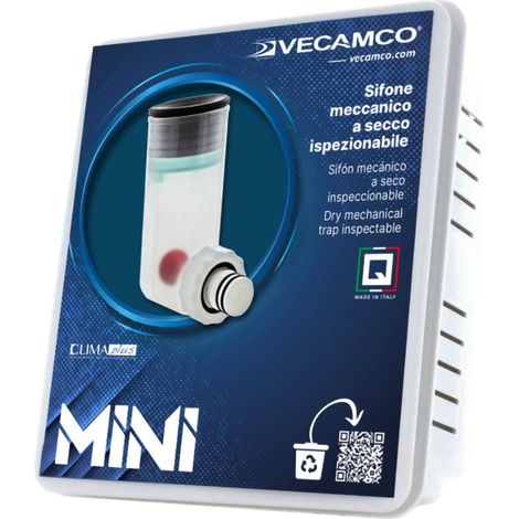 KIT SIFÓN SECO HORIZONTAL "MINI" descarga condensada clima viejo.