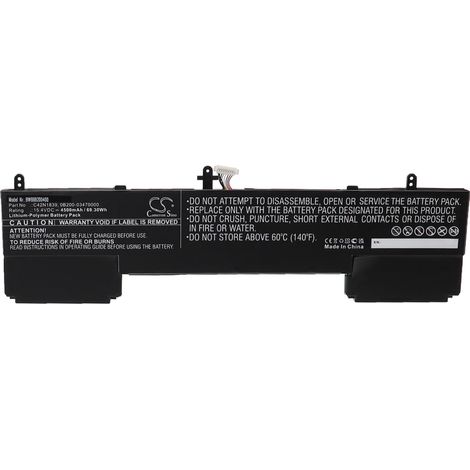 vhbw Akku kompatibel mit Asus ZenBook 15 UX534FT-DB77, UX533FD-A8067T, 15 UX534FTC-XH77, 15 UX534FTC-WB701R Notebook (4500 mAh, 15,4 V, Li-Polymer) (1/3)