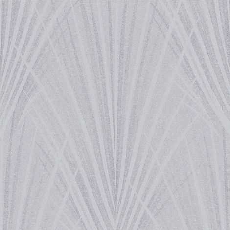 BRICOFLOR Papier peint Gris Papier peint intissé - Papier peint Art déco - 10,05 x 0,53 m (1/5)