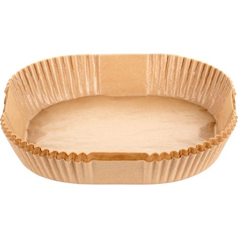 50x Airfryer-Einsätze für fettfreies Frittieren, Backpapier 23 cm (1/4)